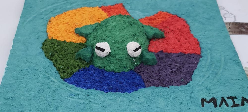 Pulp Paint Frog Children's Holiday Art Workshop