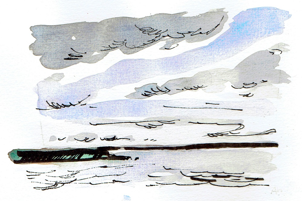 Andrew Ockleston Line and Wash Artwork