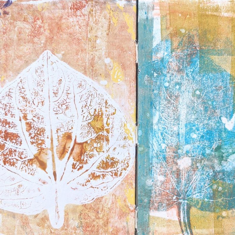 Ursula Utting and Ashley Ruth Stirling Gelli Plate Printing