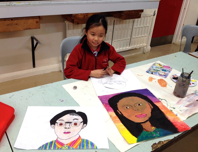 Art Making for Children Portraits