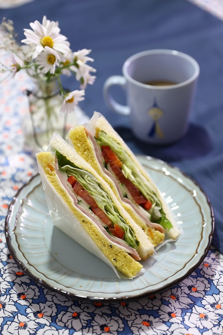 High tea club sandwich