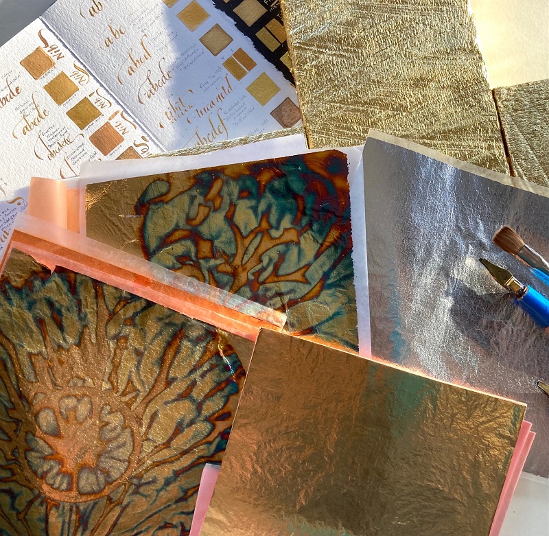 Gold Foiling with Margaret Woollett