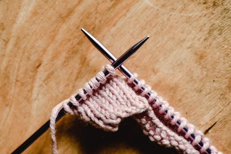Beginners knitting