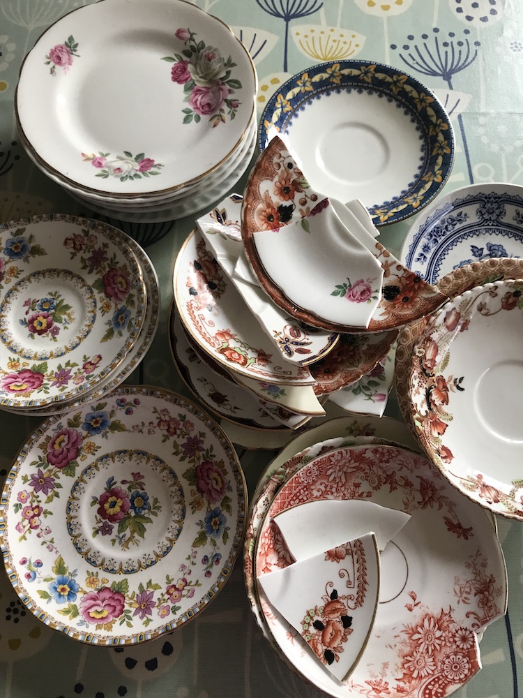 Vintage China for Mosaic