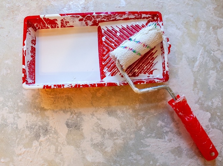 Roller and tray for home decorating