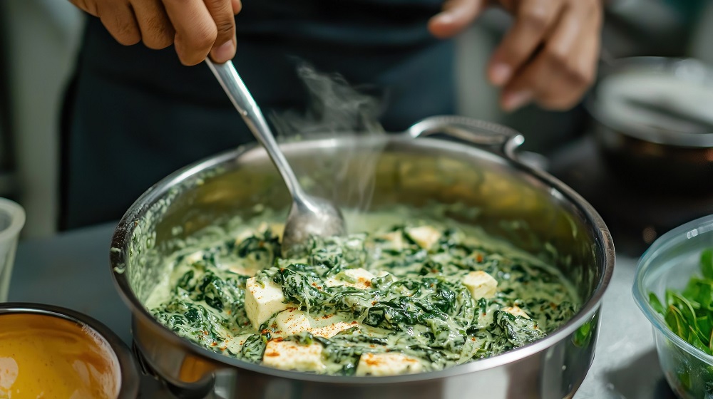 Saag paneer